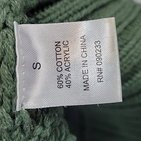 ME to WE green crop oversized  sweater - Picture 4 of 7